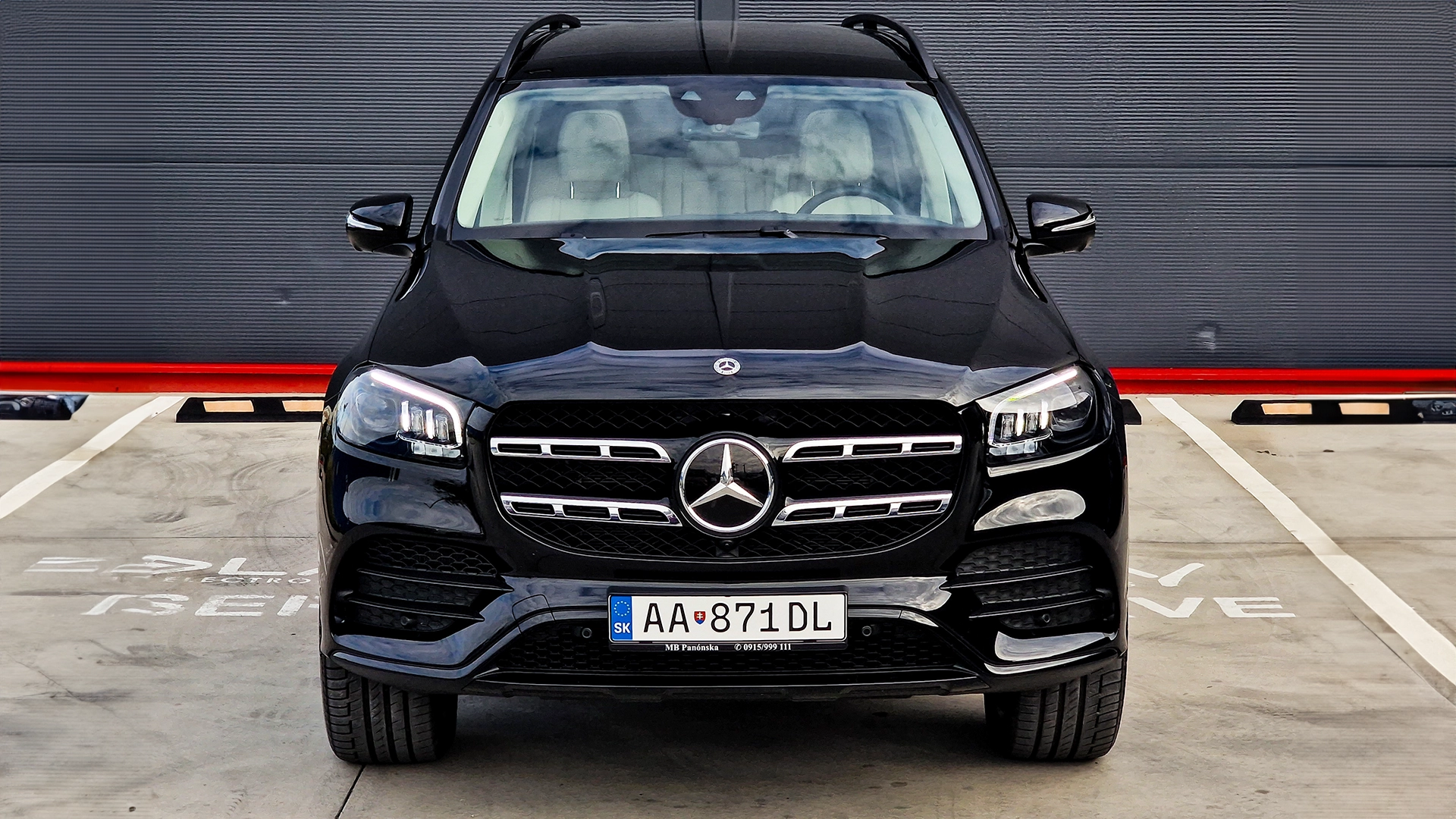 Mercedes-Benz GLS, GLS 400 d, Vozidla so zarukou, Predaj vozidiel, Celny pohlad