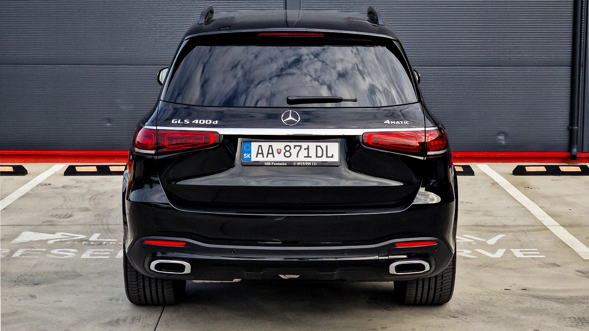 Mercedes-Benz GLS, GLS 400 d, Vozidla so zarukou, Predaj vozidiel, Zadny pohlad